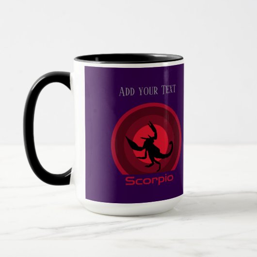 Scorpio Anpassbare Tasse (Links)
