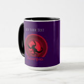 Scorpio Anpassbare Tasse (Vorderseite Links)