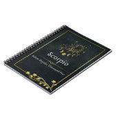 Scorpio - Astrologie Journal for Scorpio Lovers Notizblock (Linke Seite)