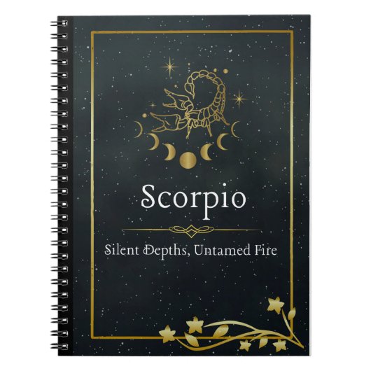 Scorpio - Astrologie Journal for Scorpio Lovers Notizblock (Vorderseite)