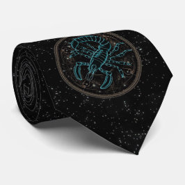 Scorpio Astrologie Zodiac Neck Tie Krawatte