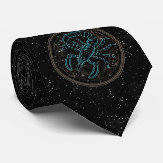 Scorpio Astrologie Zodiac Neck Tie Krawatte