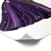 Scorpio Astrology Art | Celestial Zodiac Illustrat Poster (Ecke)