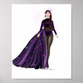 Scorpio Astrology Art | Celestial Zodiac Illustrat Poster (Vorne)