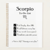 Scorpio - Aufgabenliste Planer (Vorderseite)