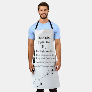 Scorpio - Aufgabenliste Schürze