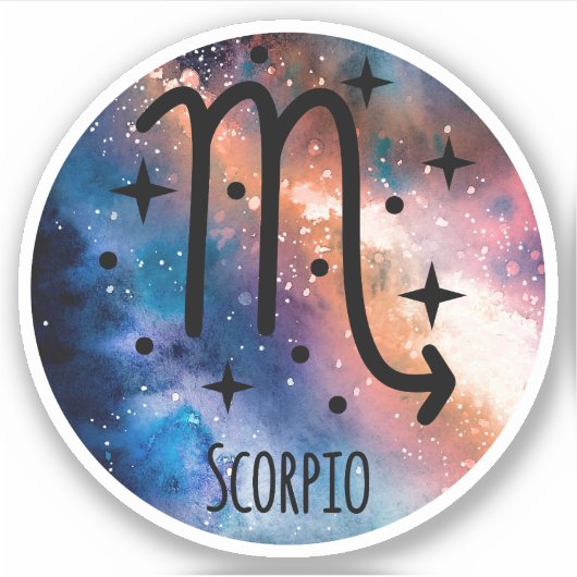 Scorpio-Aufkleber Aufkleber (Vorderseite)