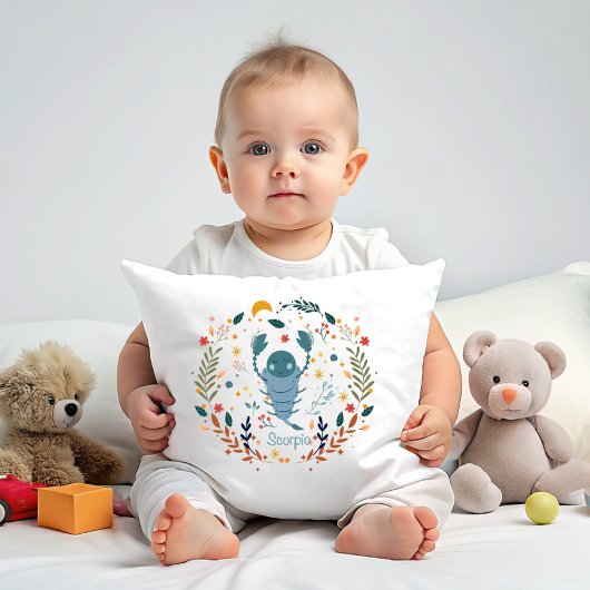 Scorpio Baby Kinderzimmer Throw Kissen
