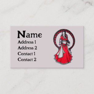 Scorpio Belly Dancer Business Cards Visitenkarte