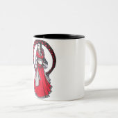 Scorpio Belly Dancer Gothic Moon Zweifarbige Tasse (VorderseiteRechts)