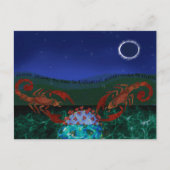 Scorpio besiegt den Virus Postkarte (Vorderseite)