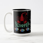 Scorpio Birth Sign Zodiac Tasse (Links)
