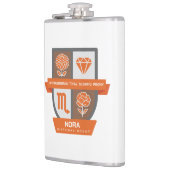 Scorpio Birthday Crest™ for November 1-21 Flachmann (Links)