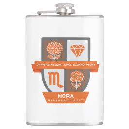 Scorpio Birthday Crest™ for November 1-21 Flachmann