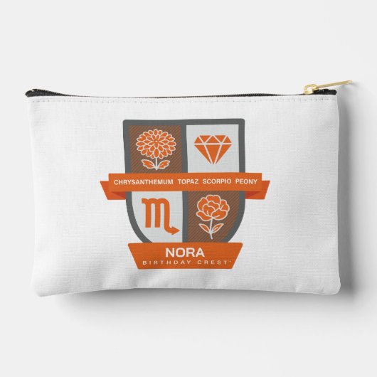 Scorpio Birthday Crest™ for November 1-21 Zubehörtasche (Rückseite)