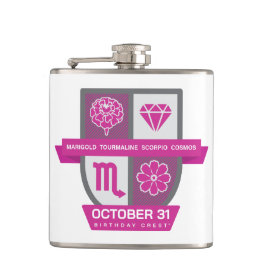 Scorpio Birthday Crest™ for October 24-31 Flachmann