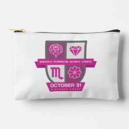 Scorpio Birthday Crest™ for October 24-31 Zubehörtasche