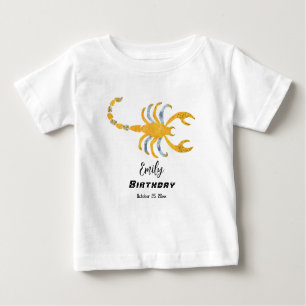 Scorpio Birthday Gast of Honor Baby T-shirt