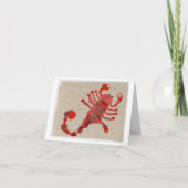 Scorpio Birthday Karte (Vorderseite)