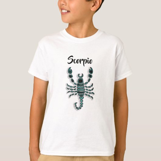 Scorpio Birthday Zodiac Horoskop Sign Skorpion T-Shirt (Vorderseite)