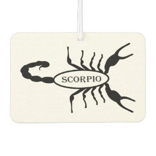 Scorpio Black Scorpion Star Sign Autolufterfrischer