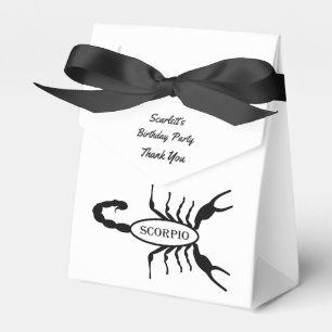 Scorpio Black Scorpion Star Sign Custom Geschenkschachtel