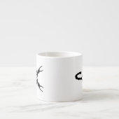 Scorpio Black Scorpion Star Sign Espressotasse (Vorderseite)