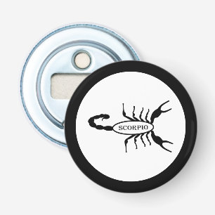 Scorpio Black Scorpion Star Sign Flaschenöffner