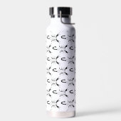Scorpio Black Scorpion Star Sign Gemustert Trinkflasche (Links)