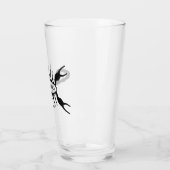 Scorpio Black Scorpion Star Sign Glas (Links)