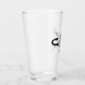 Scorpio Black Scorpion Star Sign Glas (Rechts)
