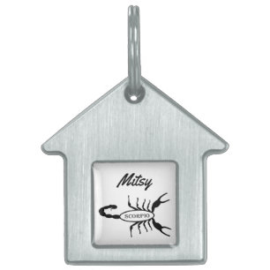 Scorpio Black Scorpion Star Sign Individuelle Name Tiermarke