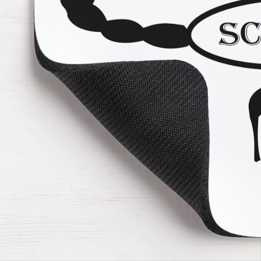 Scorpio Black Scorpion Star Sign Mousepad (Ecke)