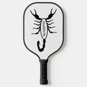 Scorpio Black Scorpion Star Sign Pickleball Schläger