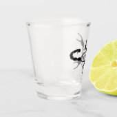 Scorpio Black Scorpion Star Sign Schnapsglas (Links)