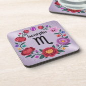 Scorpio Blume Gems Untersetzer Set (Linke Seite)