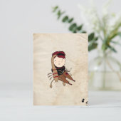 Scorpio Boy Zodiac Sign Postkarte (Stehend Vorderseite)
