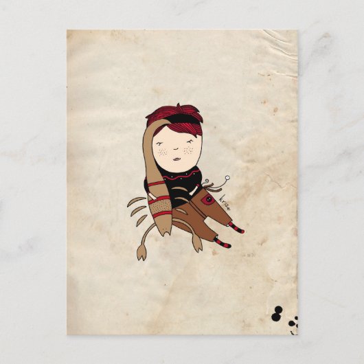 Scorpio Boy Zodiac Sign Postkarte (Vorderseite)