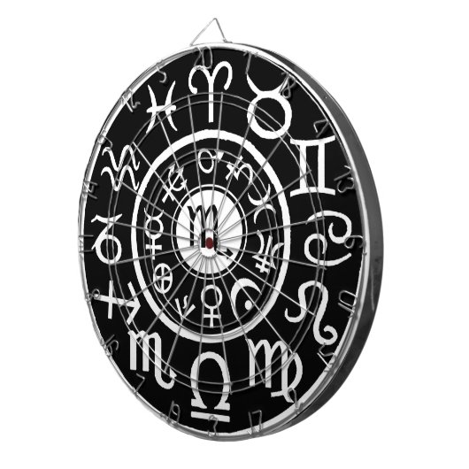 Scorpio Celestial Design Dartscheibe (Vorderseite rechts)