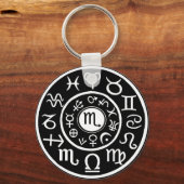 Scorpio Celestial Design Schlüsselanhänger (Vorderseite)