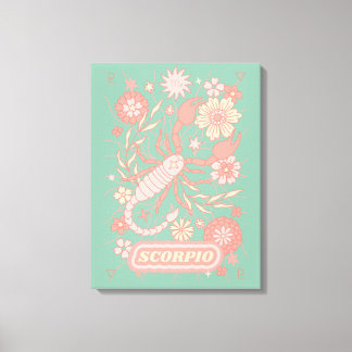 Scorpio Celestial Zodiac Pastel Traumstrecke Airol Leinwanddruck