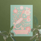 Scorpio Celestial Zodiac Pastel Traumstrecke Airol Poster