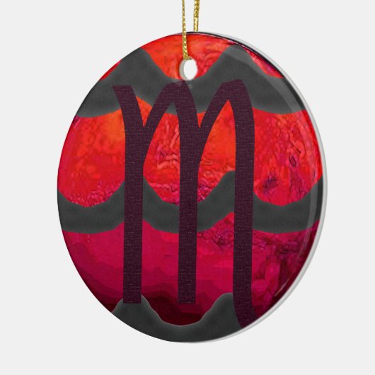 Scorpio Ceramic Ornament (Links)