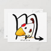 Scorpio Chicken Postkarte (Vorne/Hinten)