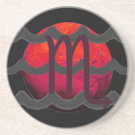 Scorpio Coaster Getränkeuntersetzer (Vorne)