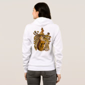 Scorpio Coat of Arms Hoodie Jacket (Schwarz voll)