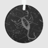 Scorpio Constellation by Hevelius 1690 Ornament (Rückseite)