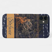 Scorpio Constellation Dark Blue Case-Mate iPhone Hülle (Rückseite (Horizontal))