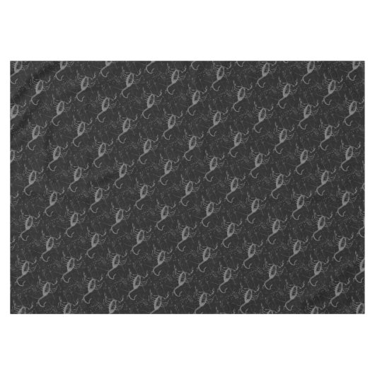 Scorpio Constellation Hevelius 1690 auf Schwarz Tischdecke (Vorderseite (Horizontal))