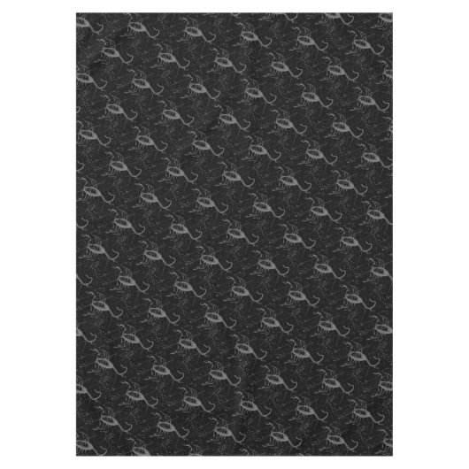 Scorpio Constellation Hevelius 1690 auf Schwarz Tischdecke (Vorderseite)